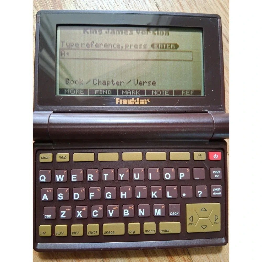Franklin Electronic Bible KJV NIV Holman Dictionary BIB-475
